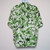 PALM ANGELS Green Short Sleeve Hawaiian Hibiscus Button Shirt
