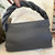 Givenchy ID 93 Medium Zip Storm Grey Calf Leather Handbag