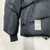 REPRESENT MENS DOWN PUFFER JACKET BLACK CROPPED