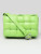 BOTTEGA VENETA Acid Green Nappa Leather Maxi Weave Padded Cassette Bag