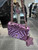Chanel 24C metallic mirror pink calfskin bag with star purse flap bag with star purse