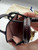 LOUIS VUITTON MP1787 City Steamer Bag Charm Key Holder Leather PinkBlack