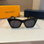 Louis Vuitton Butterfly Black Sunglasses Wide Legs