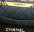 CHANEL Coco Handle Chain Shoulder Bag Denim Purse Crossbody Woman Auth Mint Rare