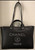 CHANEL Deauville Tote Chain Shoulder Bag Black 18SS Caviar Calfskin New M size