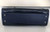 CHANEL Deauville Tote Chain Shoulder Bag Navy Blue Leather A93257 Shopping Purse
