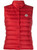 New Season MONCLER logo patch down gilet Red