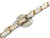 Mens 14k Multi Gold 13.00ct White Round Cut Diamond Solid Hermes Link Bracelet