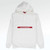 SUPREME ZIP POUCH HOODIE WHITE RED
