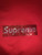 Supreme Swarovski Box Logo Tee T-Shirt Red