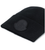 Black 2020 New Season Moncler logo-patch beanie (Black with Black Logo)