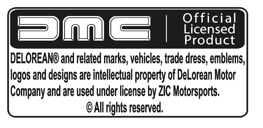 DMC Delorean reproduction dealership Steel Sign