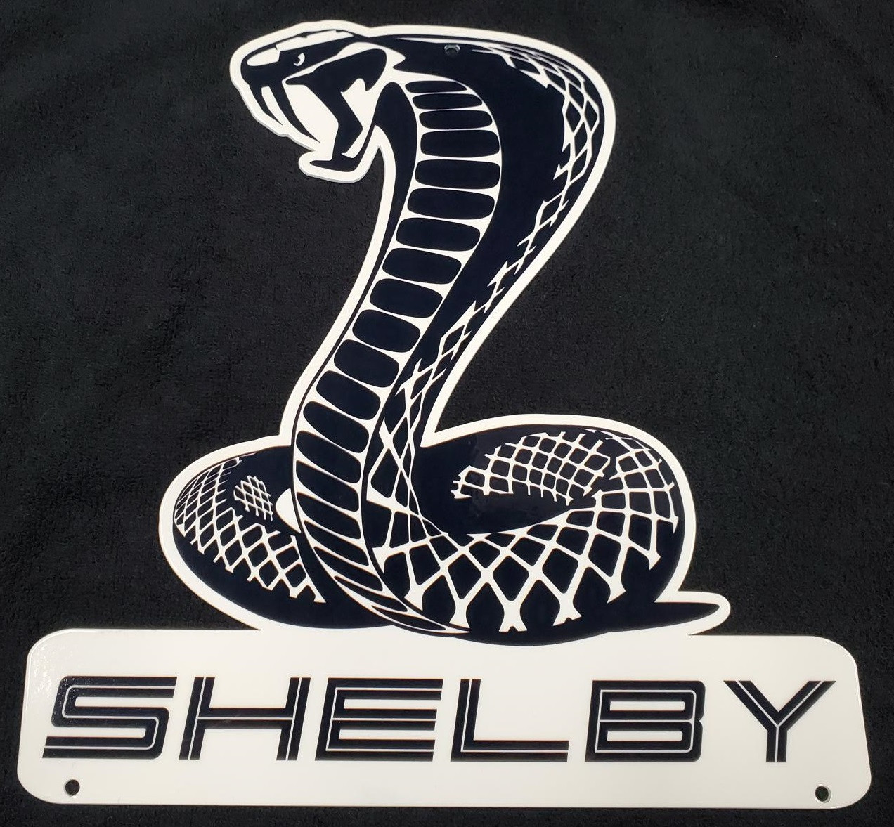 2024 Shelby SuperSnake Cobra Cutout Steel Sign