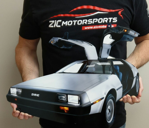 DMC DeLorean Vehicle Wings View Steel Sign