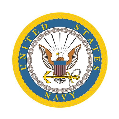 United States Navy Steel Sign