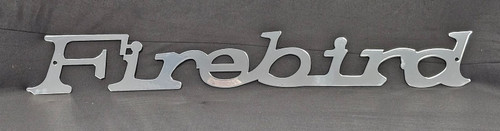 Pontiac Firebird Chrome Steel Sign