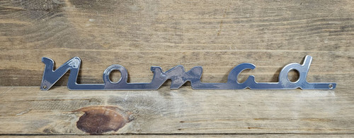 Chevy Nomad Chrome Steel Sign