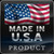 Chevy 454 V-Flag  Emblem Steel Sign