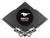 Ford Mustang 50th Black Carbon Diamond Steel Sign