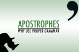 Apostrophes - Why Use Proper Grammar