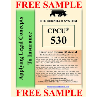 The Burnham System - Insurance Exam Study Guides