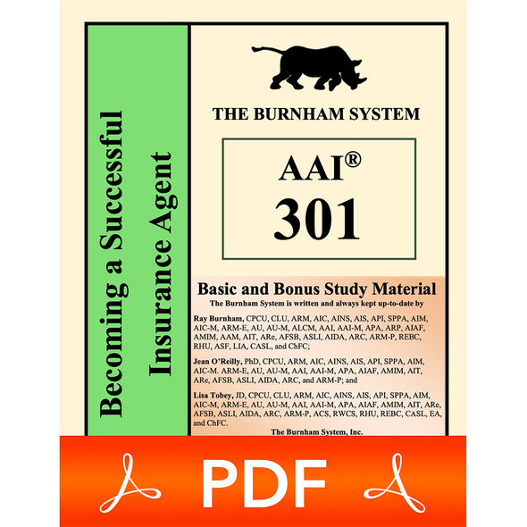 The Burnham System Insurance Exam Study Guides