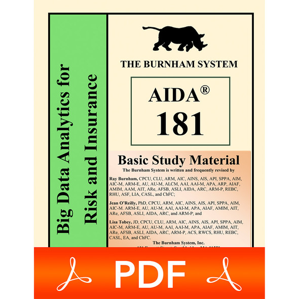AIDA® 401 Using Data Analytics to Strengthen The Insurance