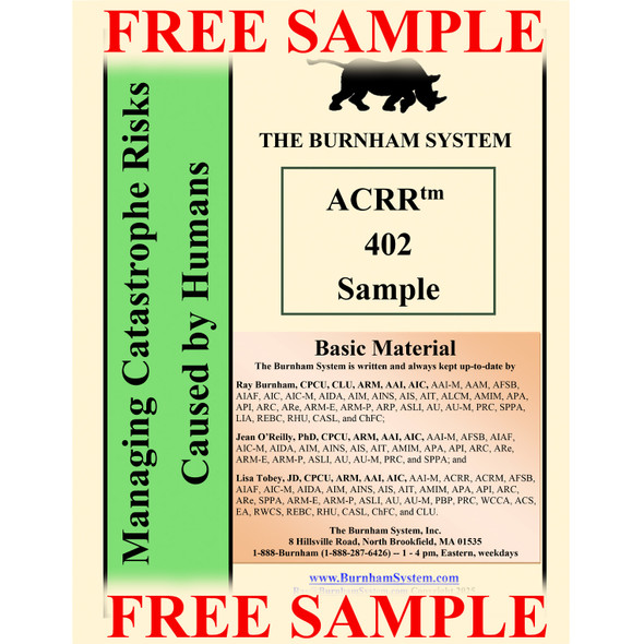 Sample  ACRR™  402 PDF