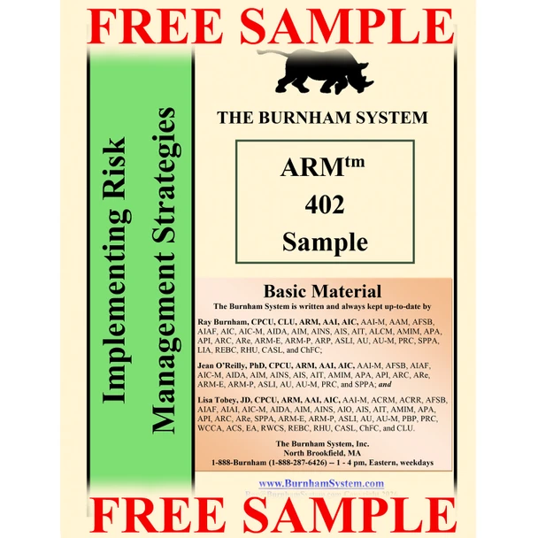 Free Sample - ARM 402 - Printable PDF