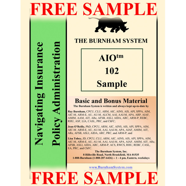 Free Sample - AIO™ 102 - PDF