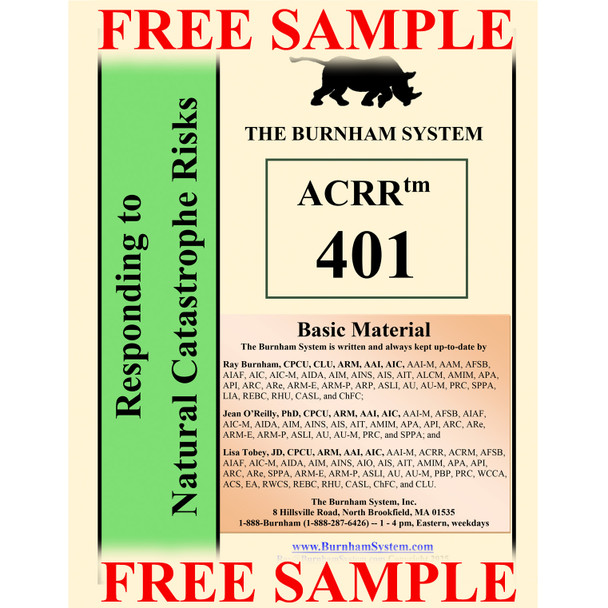 Sample  ACRR™  401 MP3 Audio