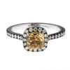 Champagne Diamond Engagement Ring 