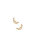 Anzie Aztec Moon Crescent Studs 