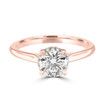 Brilliant Solitaire Engagement Ring in Rose Gold 