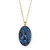 Oval Blue Sapphire Locket