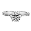 White Gold Six Prong Diamond Engagement Ring