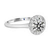 Brilliant-cut-diamond-solitaire-diamond-halo-ring-side view