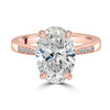 Oval Diamond Engagement Ring Rose Gold-Zambia
