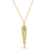 Diamond Long Pear Shape Pendant