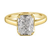 Radiant Cut Diamond Engagement Ring - Zanzibar yellow gold