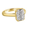 Radiant Cut Diamond Engagement Ring - Zanzibar -side view