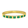 Emerald Bangle  Yellow Gold