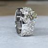 Diamond Sparkle Wide Band Ring