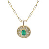 Emerald and Diamond Medallion