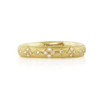 Memories Diamond Band satin finish diamonds yellow gold