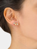 Opal Fan Studs Model