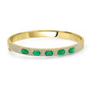 Emerald Pave Diamond Bangle 