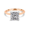 Marrakesh Princess Cut Diamond Engagement Ring -rose gold