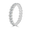 Oval Diamond Anniversary Band -side 