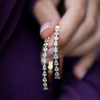 Pear Shape Diamond Hoop Earrings Instagram